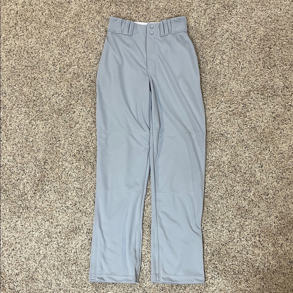 Men's Light Gray Baseball Pants